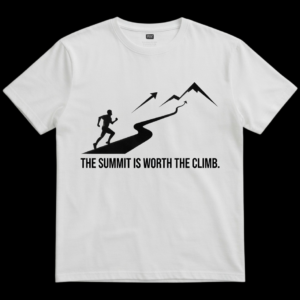 The Summit is Worth the Climb t shirt